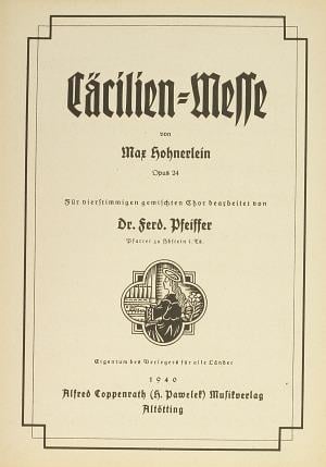 Messe zur Ehren der hl. Cäcilia